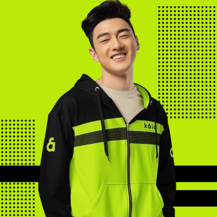 Kaia Zip Hoodie (Yellow) - Image 2